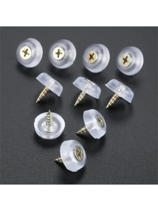 Прозрачные колпачки на ножки мебели 15mm, 10 шт, 10 шт, фото 5