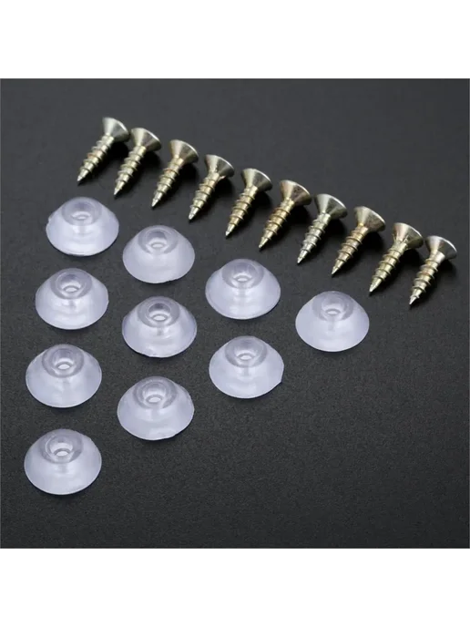 Прозрачные колпачки на ножки мебели 15mm, 10 шт, 10 шт, фото 6