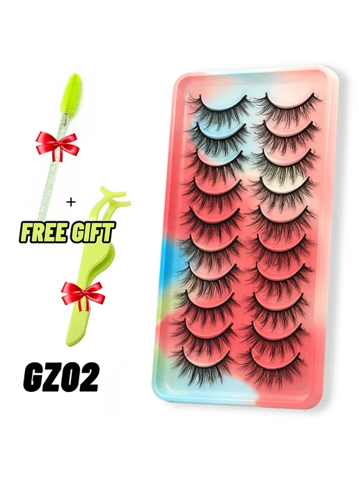 Groinneya 3D искусственные ресницы 10pairs-GZ02, вариант