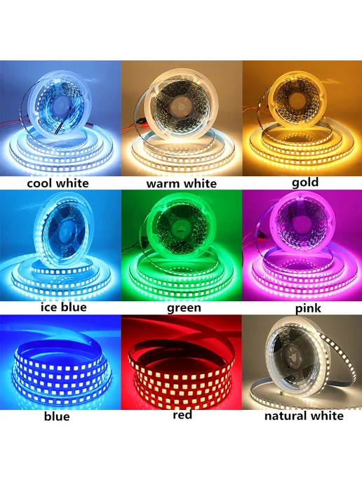Светодиодная лента XUNATA 5м 12В RGB, Белый, IP21, SMD 5050, 5 м, фото 2
