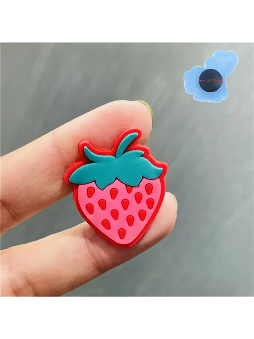 Нет бренда Подвеска для обуви "Sweet" с радугой, розовый, шоколадный, розовый, фото 5