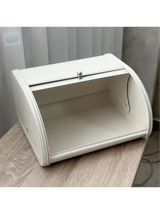 Хлебница ABS пластик 25x26x17 см белая, 25x26x17 см, фото 2