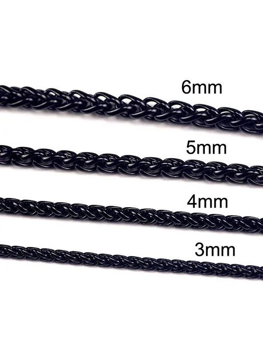 SalaWendy Цепочка из нержавеющей стали Length 55cm Width 3mm, из нержавеющей стали 75cm, фото 6