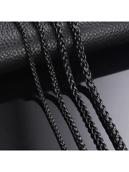 SalaWendy Цепочка из нержавеющей стали Length 55cm Width 3mm, 90cm 4mm