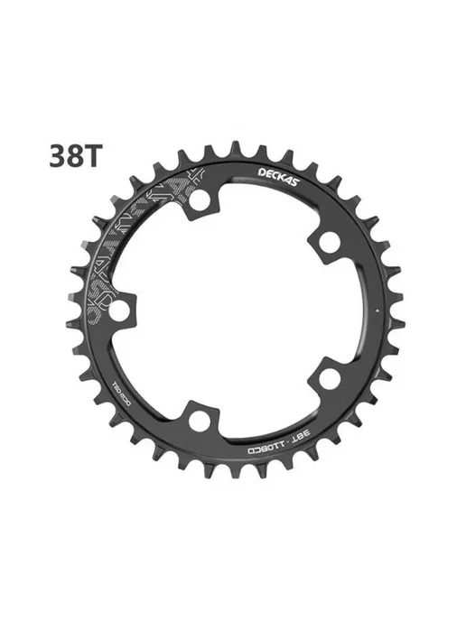 Нет бренда Звездочка Deckas алюминиевая Black 38T, черный