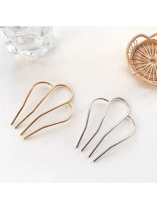 SKLIAGBAW Заколки для волос Rose gold A-1, золотой, фото 3