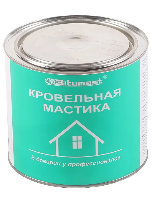 Кровельная мастика, 2 л Bitumast, 2 л, фото 4