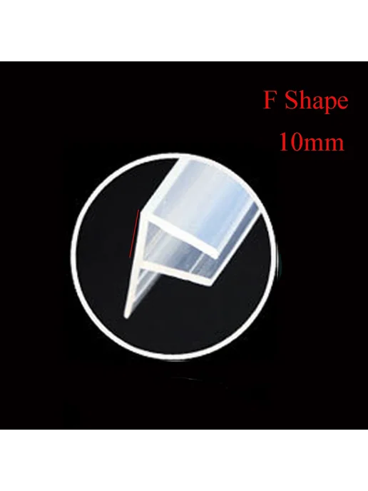 Нет бренда Уплотнительная лента ПВХ 1M F Shape 10mm, F 10mm