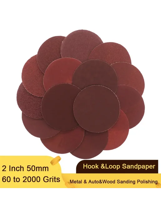 VIBRATITE Наждачные круги 50 мм, 150 грит, 10 шт, 10 шт, фото 2