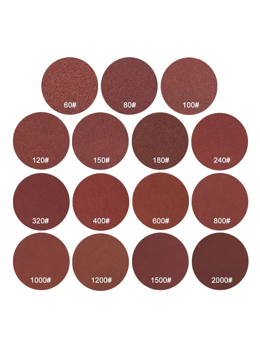 VIBRATITE Наждачные круги 50 мм, 150 грит, 10 шт, 10 шт, фото 3
