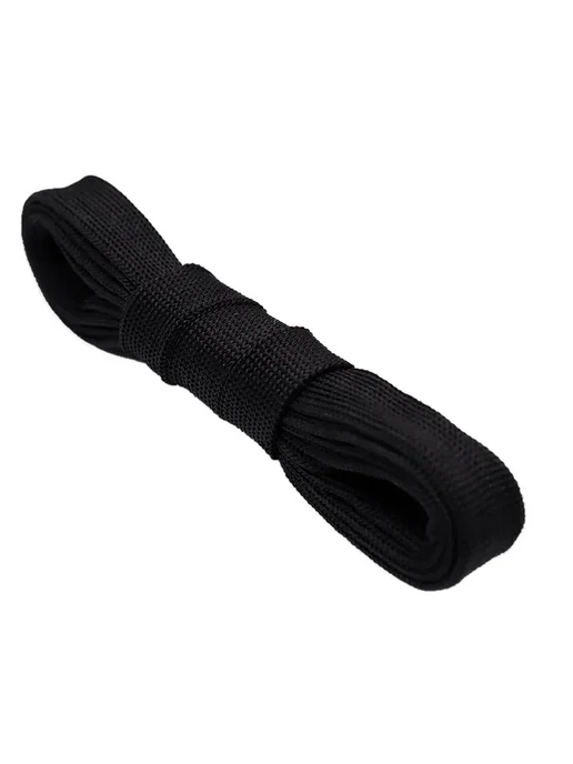 Coolstring Черные шнурки 140 см, 15 мм, Color 3151 Black, черный