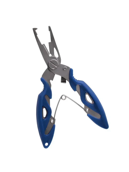 Нет бренда Рыболовные плоскогубцы Stainless steel & ABS Blue Pliers, синий