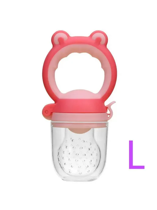 LAWADKA Пустышка-кормушка Розовый PinkL, розовый