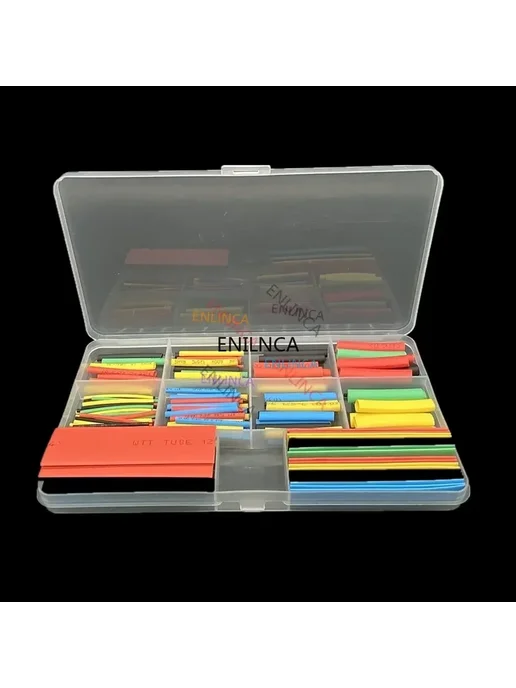 Нет бренда Набор термоусадочных трубок 560шт в коробке, цвет 560pcs In, 530 шт, фото 7