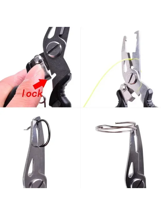 Рыболовные плоскогубцы-ножницы из нержавеющей стали N03, N04 нержавеющая сталь, фото 5