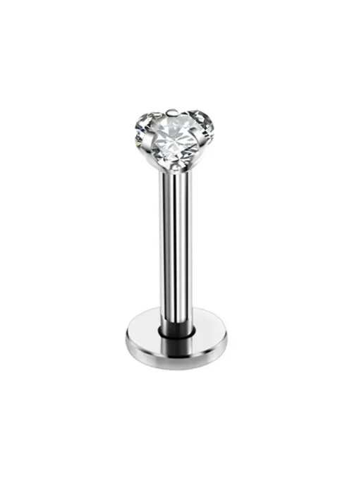 Серьги-гвоздики пирсинга WKOUD Style 16 1.2x10x3mm, серый
