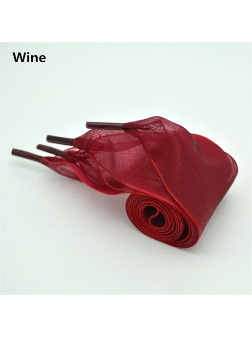 ALTWIJRO Широкие шнурки Wine, 160 см, красные, красный