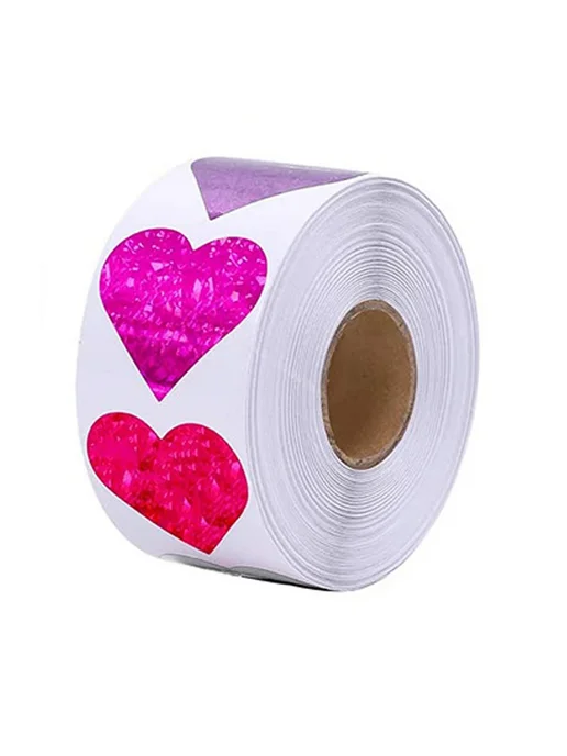 Нет бренда Набор наклеек в форме сердца QY865-50pcs, 86550 шт