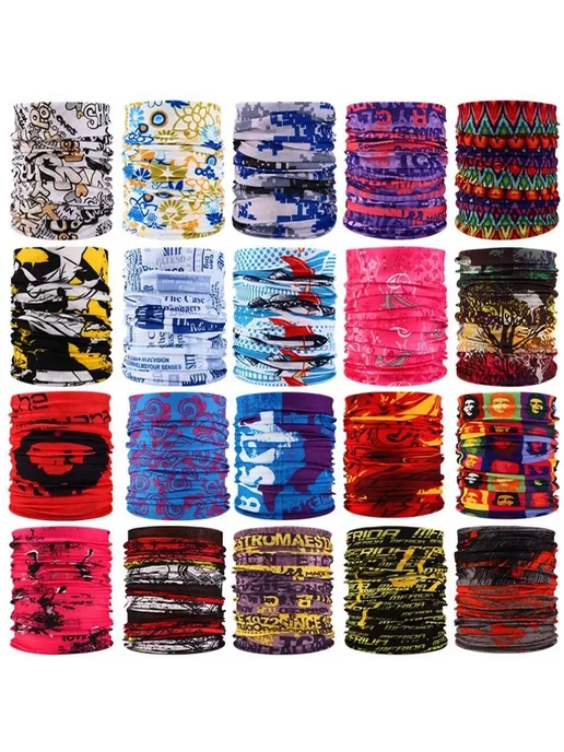 Черный спортивный шарф Balaclava, Цвет 4, синий, фото 3