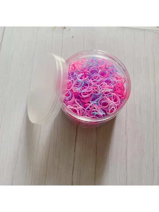 ZUXMINL Резинки для волос розовые, color 3, 1500 шт, 1500 шт