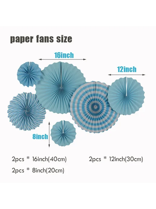 SEBERIDOR Набор бумажных украшений Green Set 19 шт, 19 шт, фото 5