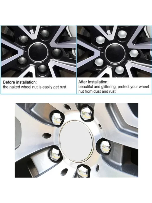 Нет бренда Крышки ступичных винтов, серые, 19MM, Opel, серый, фото 5