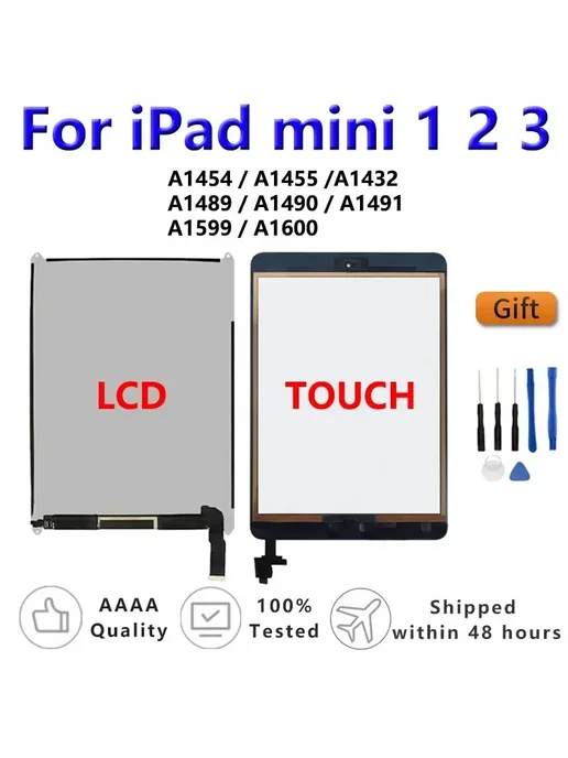 Нет бренда OEM LCD-экран с сенсорным экраном для iPad Mini 1 2 3 mini 2, вариант, фото 2