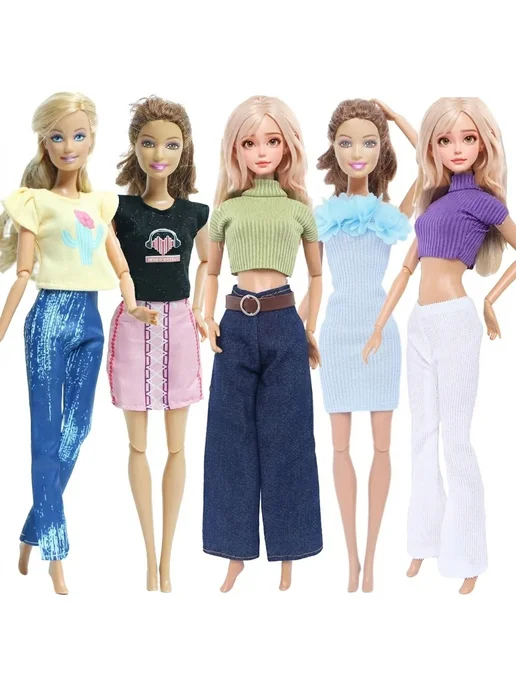 YAMIOW Набор одежды для кукол 1 6 (30 см), 5 шт, Style C, 5 шт