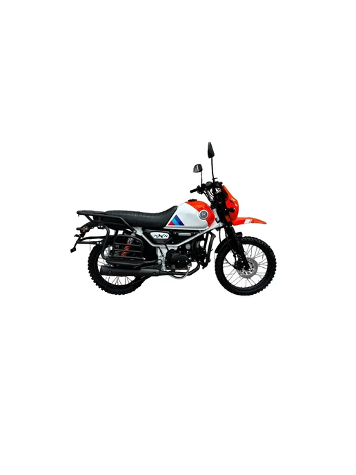 Мопед взрослый бензиновый COLT SCRAMBLER N1100 оранж, оранжевый, фото 3