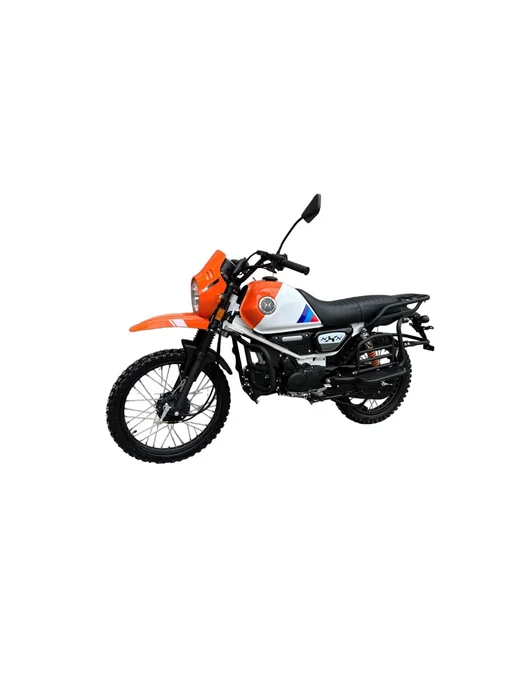 Мопед взрослый бензиновый COLT SCRAMBLER N1100 оранж, оранжевый, фото 4