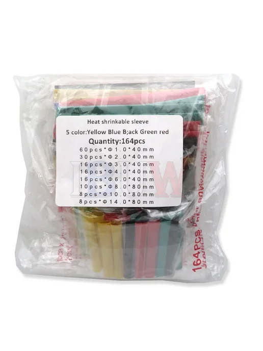 IBUW Термоусадочная трубка цветная 328PCS Color, внутренний диаме, 328 шт, фото 2
