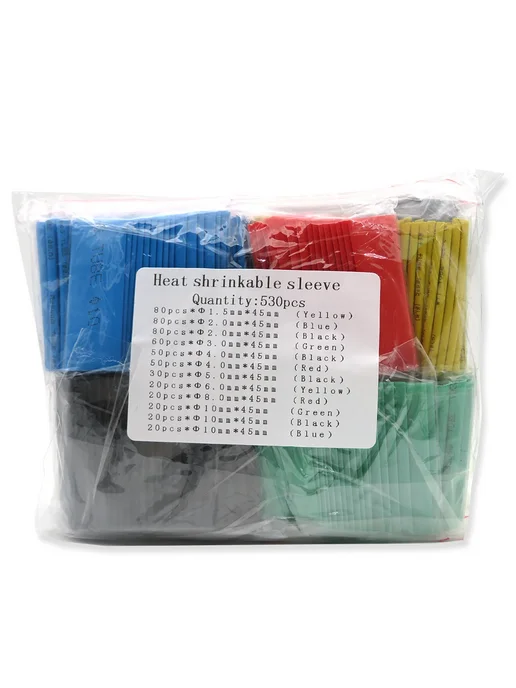 IBUW Термоусадочная трубка цветная 328PCS Color, внутренний диаме, 328 шт, фото 3