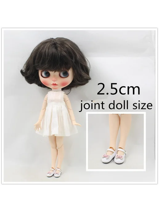 Нет бренда Розовые туфельки для куклы Blyth, цвет Pink, розовый, фото 4