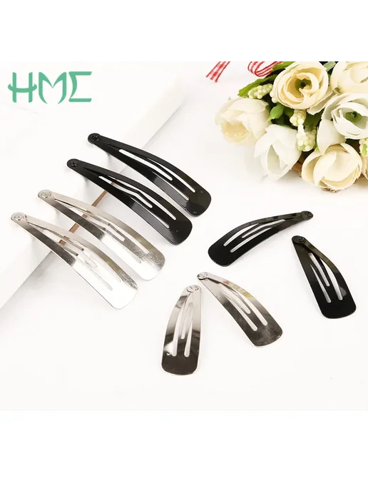 Hua Ming Ce Металлические заколки для волос 50mm Rhodium, 20шт, 20 шт, фото 6