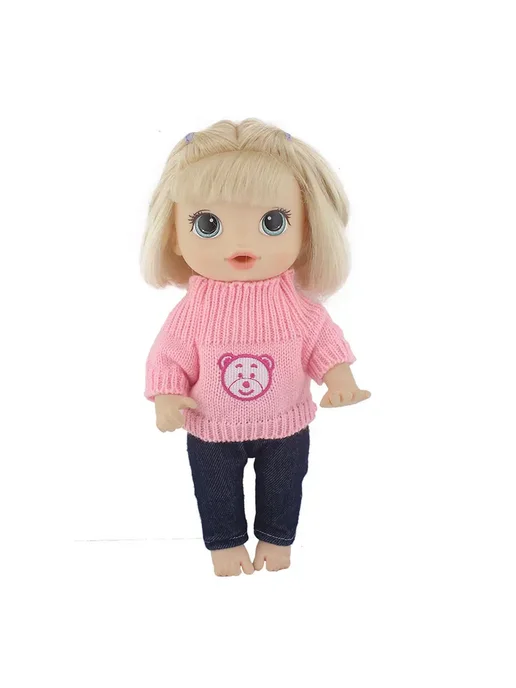 NURVACO Свитер + штаны для куклы Baby Alive 01, бежевый, фото 7