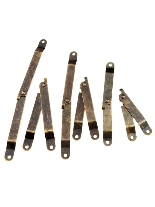 DRELD Петли бронзовые античные 67x11mm 2 шт, 2 шт, фото 3