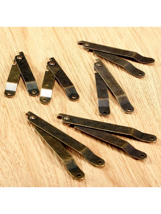 DRELD Петли бронзовые античные 67x11mm 2 шт, 2 шт, фото 4