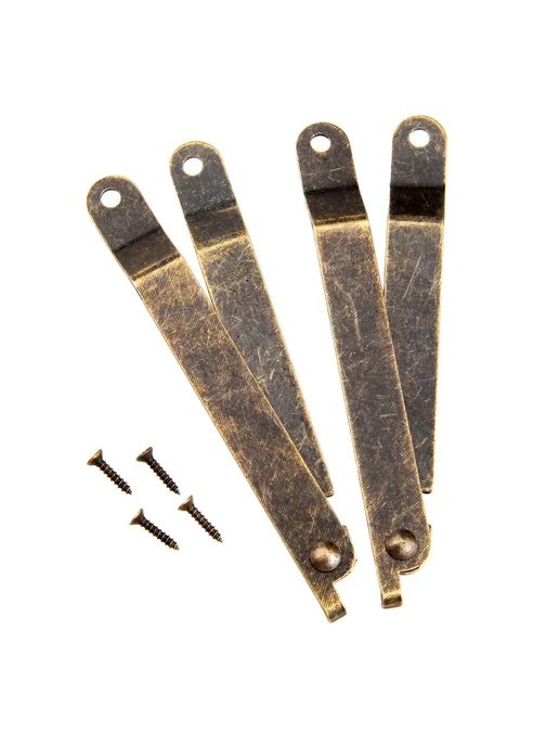DRELD Петли бронзовые античные 67x11mm 2 шт, 2 шт, фото 5