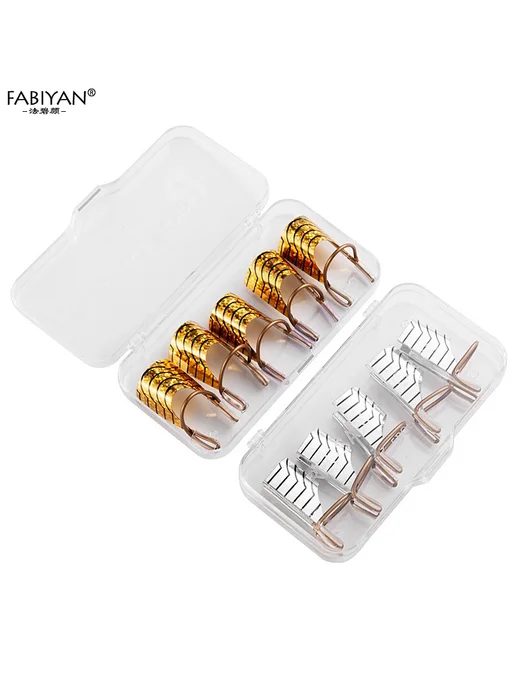 FABIYAN Формы для наращивания ногтей, 5 шт, серебро, 5 шт, фото 3