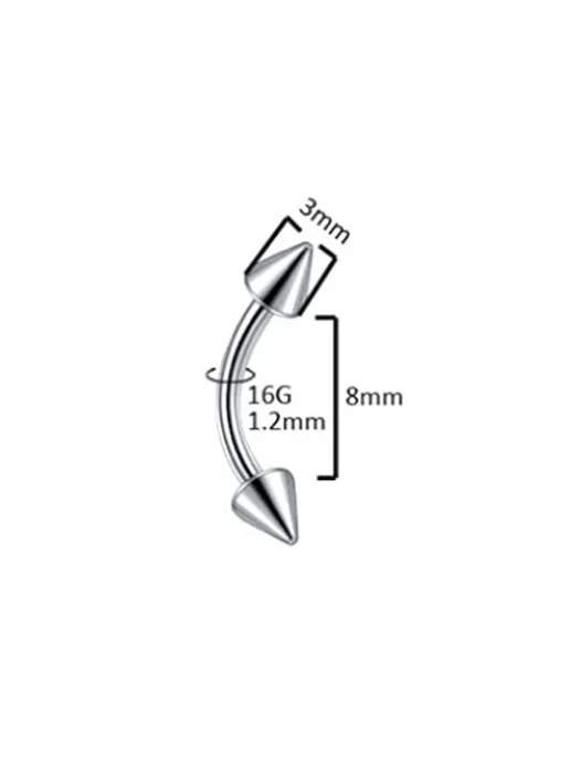 Нет бренда Пирсинг для тела 14G 1.6mm 14mm, 5mm, 10PCS, B, 16 г