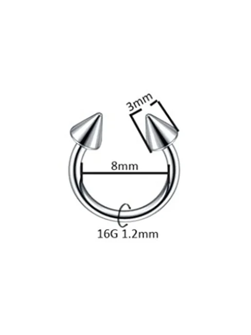 Нет бренда Пирсинг для тела 14G 1.6mm 14mm, 5mm, 10PCS, B, 10 шт