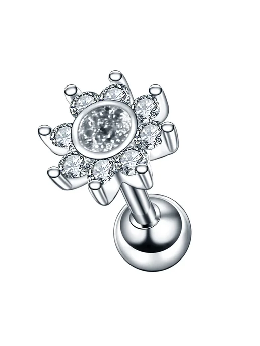 Нет бренда Серьги для пирсинга стальные, Style3, 10mm, 6mm, 4mm, 16g, 16 г, фото 3