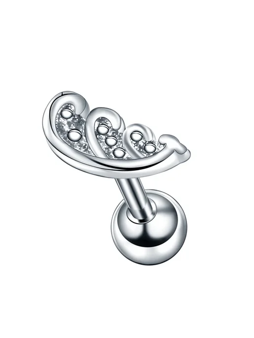Нет бренда Серьги для пирсинга стальные, Style3, 10mm, 6mm, 4mm, 16g, 16 г, фото 4