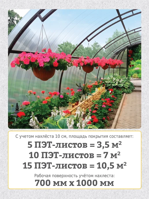 Мирал Профлист из ПЭТ профнастил пластиковый 5шт, 10 шт, фото 8