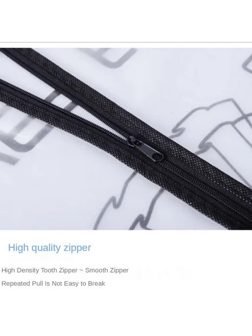 Нет бренда Пылезащитный чехол для одежды With zipper 60x80mm, вариант, фото 6