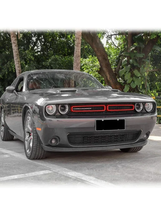 wz heng Красная передняя решетка-гриль, Задняя отделка для Dodge Cha, красный, фото 5