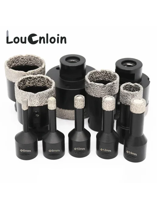 louCnloin Колонковое буровое долото M14, 30mm, Алмазное 45mm