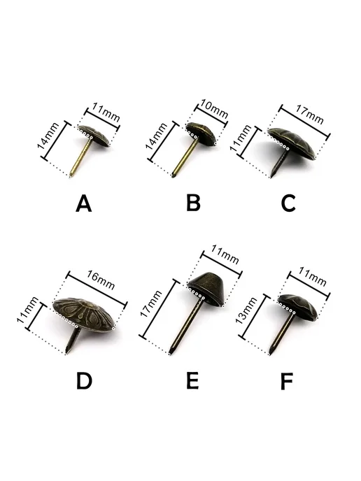 HZYUEGOU Гвозди для дерева A cap diameter 11mm 25 шт, 25 шт, фото 6