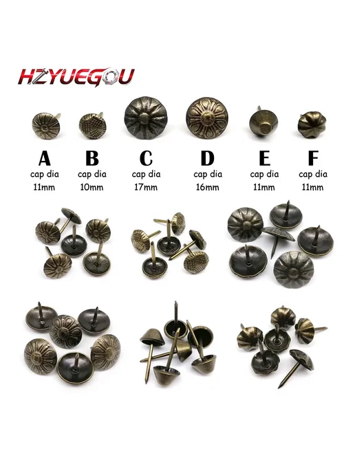 HZYUEGOU Гвозди для дерева A cap diameter 11mm 25 шт, 25 шт, фото 7