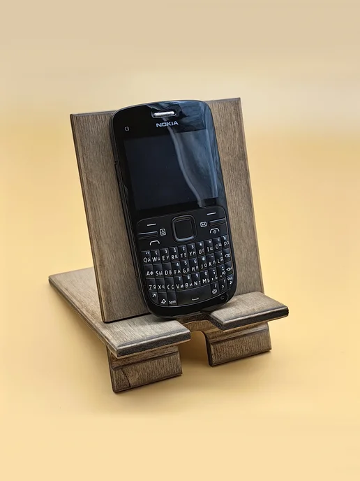 nokia Кнопочный мобильный QWERTY телефон C3-00, черный